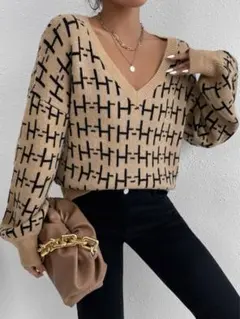 SHEIN シーイン　ドロップショルダーセーター　ニット　セーター　トップス