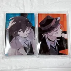 文豪ストレイドッグス　太宰治　中原中也　アクリルブロック