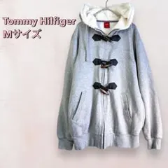 TommyHilfiger レディース　M グレー　パーカー　フード裏ボア