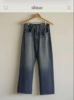 Shiun STRAIGHT SLUB DENIM PANTS XSのサムネイル