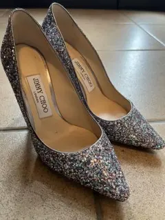 香代子様専用JIMMY CHOO グリッター ハイヒール 34.5
