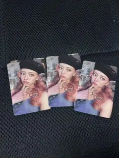 ITZY GWBG アルバム folder トレカ　ユナ　3枚セット