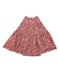 美品◆7万円購入 INGEBORG ペイズリー柄 フレアスカート 赤系のサムネイル