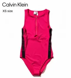新品タグ付 Calvin Klein ワンピース水着 XS カルバンクライン