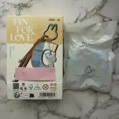 【正規品】ラブブ イニシャル チャーム PIN FOR LOVE「 D 」