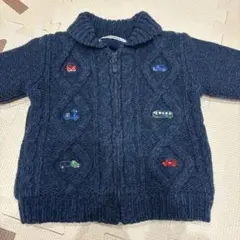 familiar ニットカーディガン