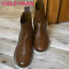 極美品コールハーンZEROグランド　サイドゴアブーツ　ライトブラウン　6 1/2
