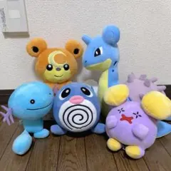 ポケモン ぬいぐるみセット　プライズ　　5点