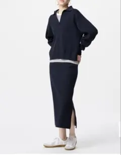 UNIQLO スムースコットンブレンドスカート S