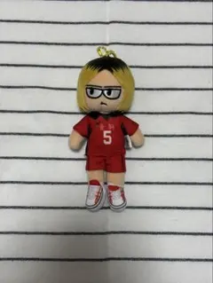 孤爪研磨 ハイキュー ジロリ ぬいぐるみマスコット キーホルダー
