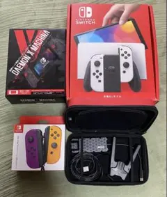 Switch本体有機EL Joy-Conホワイト＋周辺機器