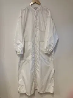 ニコアンド　タイプライターワークワンピース　ホワイト　L