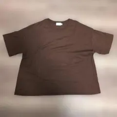 無地 半袖 Tシャツ ブラウンのサムネイル