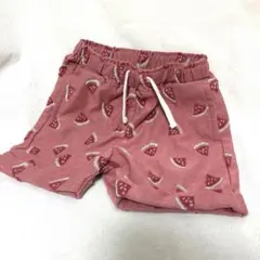 【美品】ショートパンツ、スイカ柄