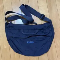AIGLE ショルダーバッグ ネイビー 軽量　2WAY ユニセックスのサムネイル