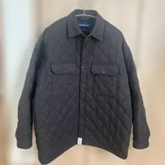 DESCENDANT ダークブラウン キルティングジャケット