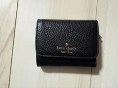 kate spade 黒 三つ折り財布