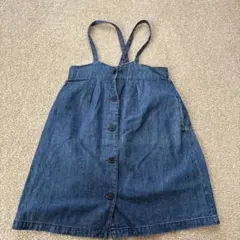 デニム ジャンバースカート サイズ120