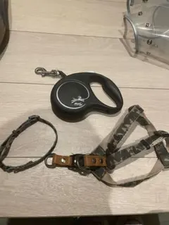 Flexi リード カモフラージュ 小型犬ハーネス・首輪セット