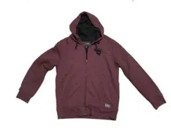 Hurley ジップアップ パーカー ボルドー Lサイズ