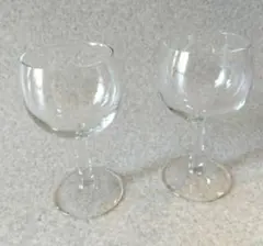 03【美品】ドーム フランス クリスタル ブランデーグラス ペア 
