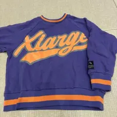 XLARGE パープル オレンジ トレーナーのサムネイル