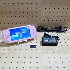 動作品/点検・整備済み psp3000 本体 ブロッサム・ピンク（付属品あり）②