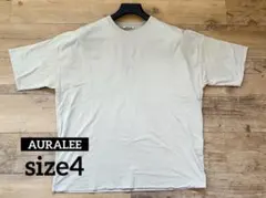 【連休SALE】オーラリー　HIGH GAUGE DOUBLE CLOTHTEE