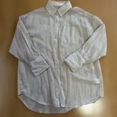 Helm シアーシャツ　ベージュ