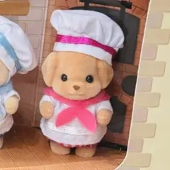 トイプードルの赤ちゃん シルバニア にぎやか赤ちゃんパン屋さん トイプードル