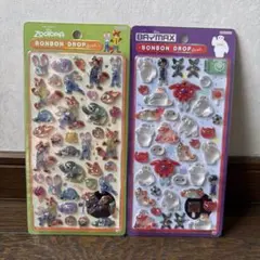 【正規品】ボンボンドロップシール　ボンドロ　ズートピア　ベイマックス　セット