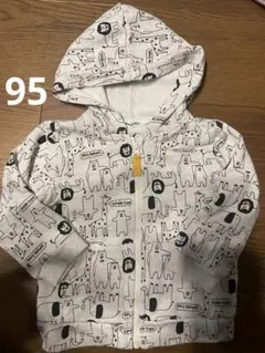 動物柄　パーカー