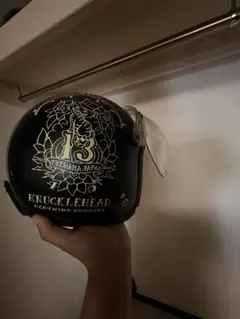 B'z 稲葉さんタトゥー マットブラック ハーフヘルメット B'z 稲葉さんタトゥー マットブラック ハーフヘルメット - メルカリ
