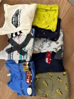 乗り物9点セット 車 新幹線 働く車 90～100cm