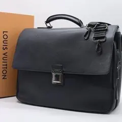 美品】ルイヴィトン LV グリニッジ キュイール トリヨンレザー 2way 黒