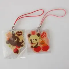 サンエックス　２０１４年　チョコパ　Chocopa　ストラップ　２個　まとめて