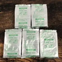 未使用 instax mini インスタントフィルム 10枚入り 5点 セット