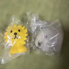 カプセルトイ　ミッフィー かわいい！マスコットライト　ライオン　ゾウ
