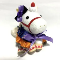 アイドルホース　服　マント　ドレス　ぬい服　競馬　ハロウィン　オレンジ　ネイビー
