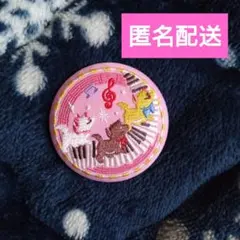 ディズニー刺繍缶バッジ2 おしゃれキャット