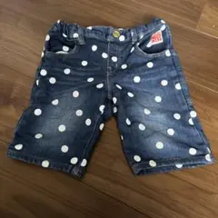 BREEZE 水玉デニムハーフパンツ 120