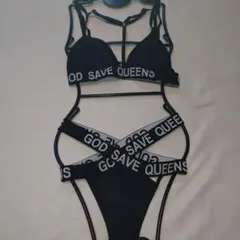 GOD SAVE QUEENS セパレート水着 ビキニ ブラックのサムネイル