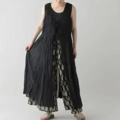 【studioCLIP／natural by CLIP】コットンクロシェジレ