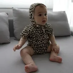 CAMILAPOLE Tone Leopard Rompers 80のサムネイル