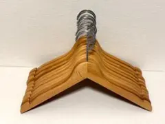 木製ハンガー(屈折型)10本セット