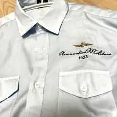 AERONAUTICA MILITARE 長袖シャツ ライトブルー