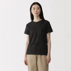 無印良品 婦人 天竺編みクルーネック半袖Ｔシャツのサムネイル