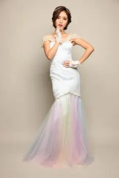 高級ロングドレス　Luxe Style　マーメイド　新品未使用