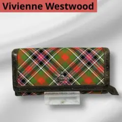 【大特価】ヴィヴィアンウエストウッド タータンチェック 二つ折り財布