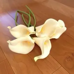 カラー5本造花 花 和装 結婚式 成人式 髪飾り5本セット